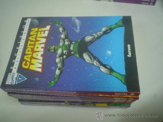 C&oacute;mics: CAPIT&Aacute;N MARVEL: 10 N&Uacute;MEROS (COMPLETA) BIBLIOTECA MARVEL - Foto 1