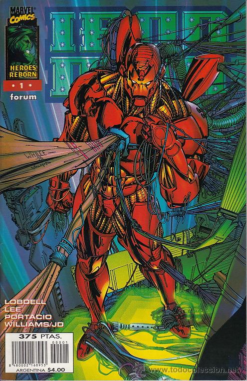 C&oacute;mics: HEROES REBORN - IRON MAN # 1 (Forum,1997) - Foto 1