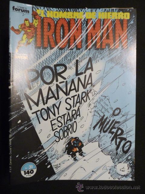 C&oacute;mics: IRON MAN. N&ordm; 31. VOL 1. FORUM - Foto 1