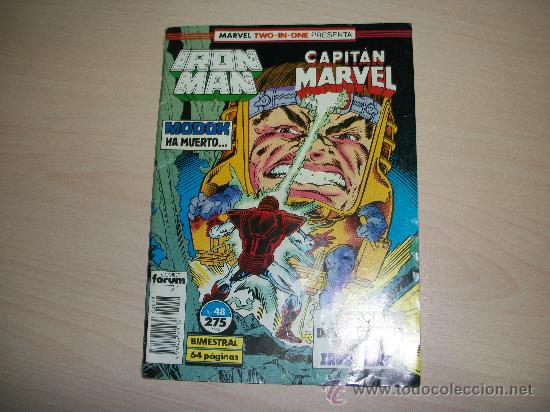 C&oacute;mics: MARVEL TWO-IN-ONE : IRON MAN CAPITAN MARVEL N&ordm; 48 EDICIONES FORUM - Foto 1