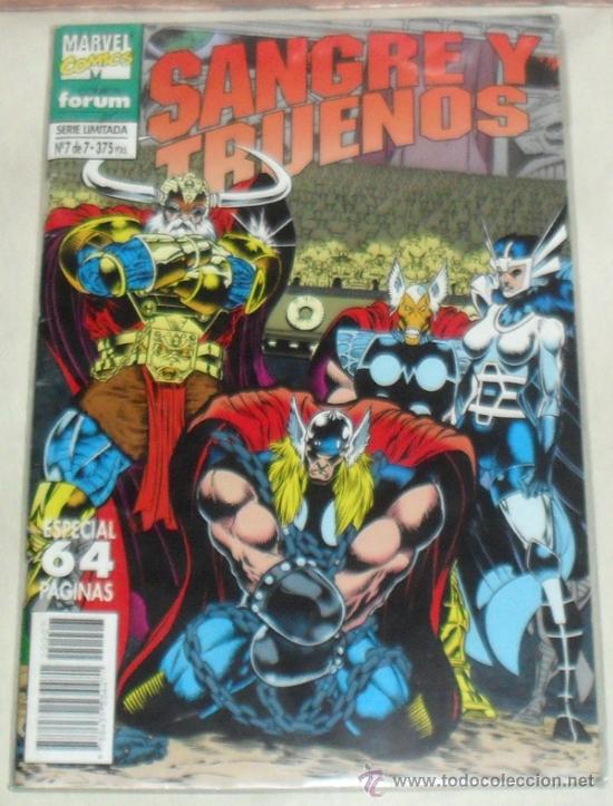 C&oacute;mics: SANGRE Y TRUENOS N&ordm; 7 DE 7. MARVEL COMICS. FORUM - Foto 1