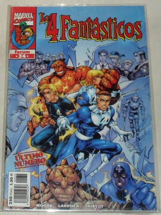 C&oacute;mics: LOS 4 FANTASTICOS N&ordm; 34. MARVEL COMICS. FORUM - Foto 1