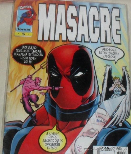 C&oacute;mics: MASACRE N&ordm; 5. VOL. 3. MARVEL COMICS FORUM. - Foto 1