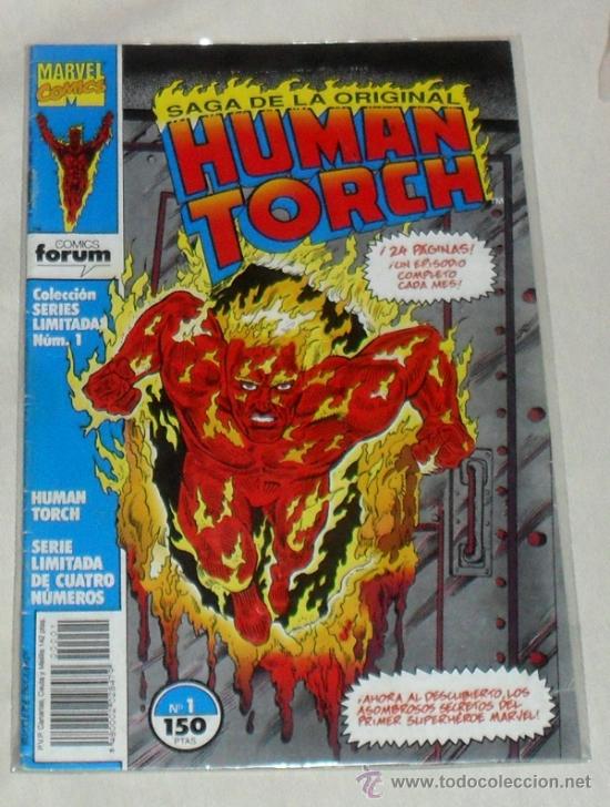 C&oacute;mics: HUMAN TORCH N&ordm; 1 DE 4 - ANTORCHA HUMANA MARVEL COMICS FORUM - Foto 1