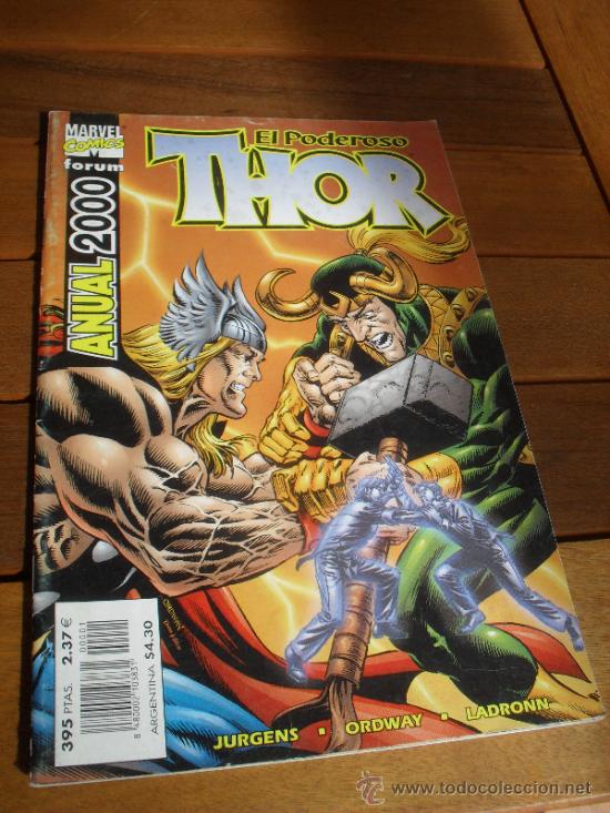 C&oacute;mics: THOR: EL PODEROSO N&ordm; 1. ANUAL 2000. MARVEL COMICS. FORUM. - Foto 1