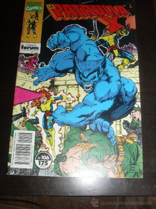 C&oacute;mics: LA PATRULLA X N&ordm; 106. VOL. 1. MARVEL COMICS. FORUM. - Foto 1