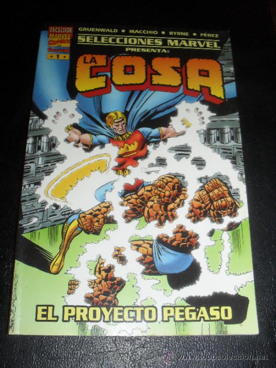 C&oacute;mics: SELECCIONES MARVEL N&ordm; 1. LA COSA: EL PROYECTO PEGASO. MARVEL COMICS. EXCELSIOR. FORUM. - Foto 1