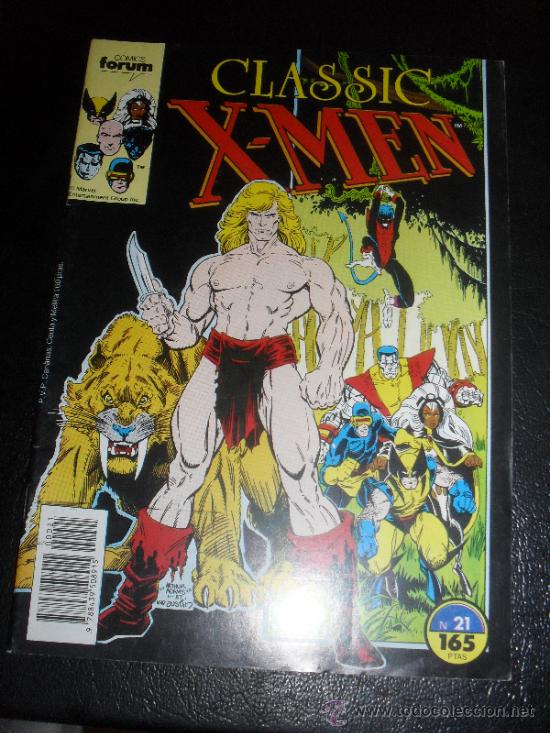 C&oacute;mics: CLASSIC X-MEN N&ordm; 21. VOL. 1. MARVEL COMICS. FORUM. - Foto 1
