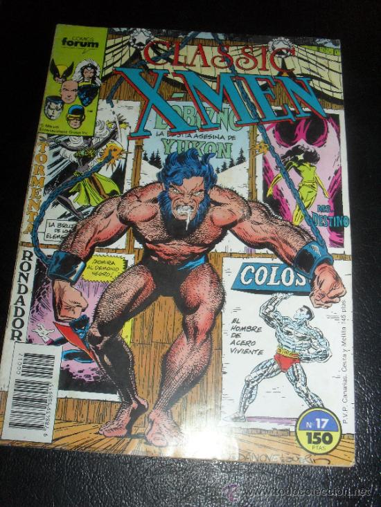 C&oacute;mics: CLASSIC X-MEN N&ordm; 17. VOL. 1. MARVEL COMICS. FORUM. - Foto 1