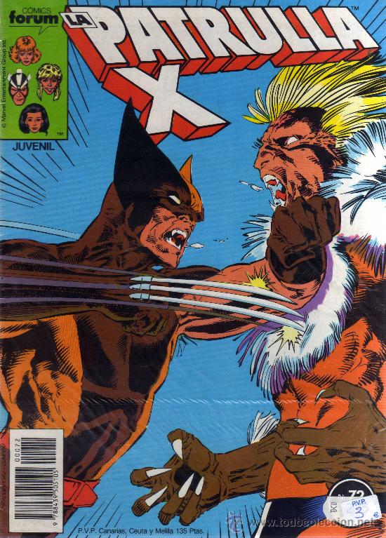 C&oacute;mics: La Patrulla X (N&ordm;72, Forum) - Foto 1