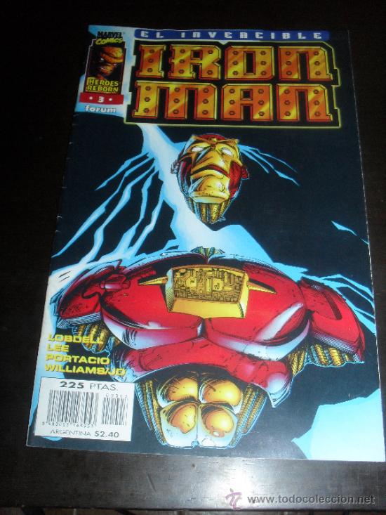 C&oacute;mics: HEROES REBORN: IRON MAN N&ordm; 3. MARVEL COMICS. FORUM. - Foto 1