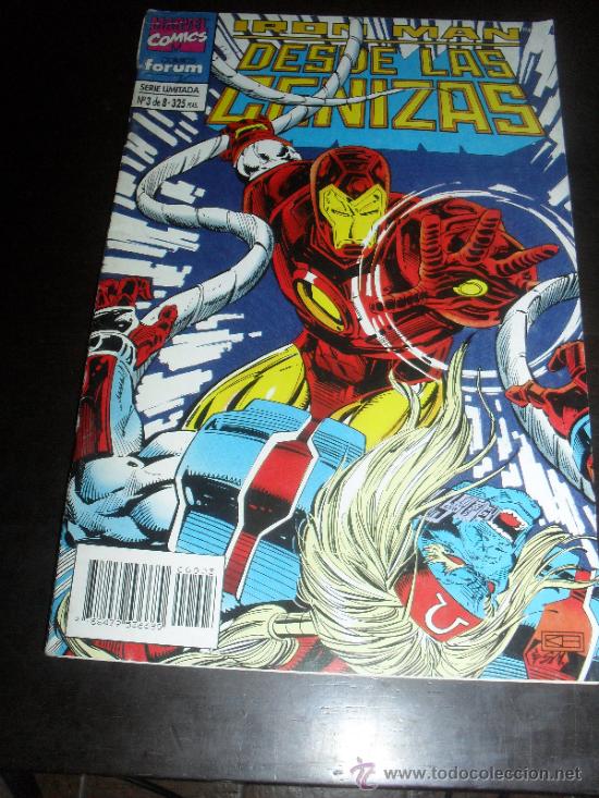 C&oacute;mics: IRON MAN DESDE LAS CENIZAS. N&ordm; 3 DE 8. MARVEL COMICS. FORUM. - Foto 1