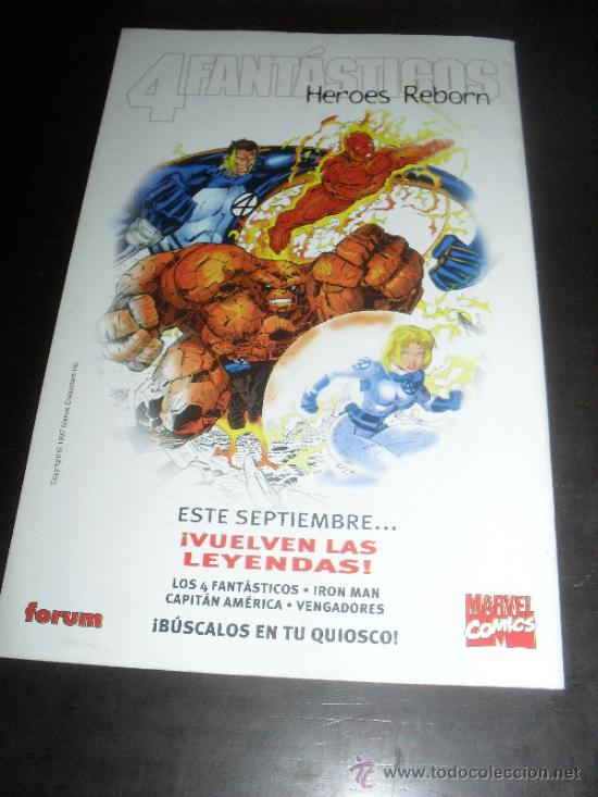 C&oacute;mics: HEROES REBORN: IRON MAN N&ordm; 1. MARVEL COMICS. FORUM. - Foto 2