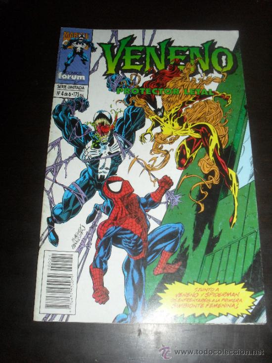 C&oacute;mics: VENENO PROTECTOR LETAL N&ordm; 4 DE 6. MARVEL COMICS. FORUM. - Foto 1