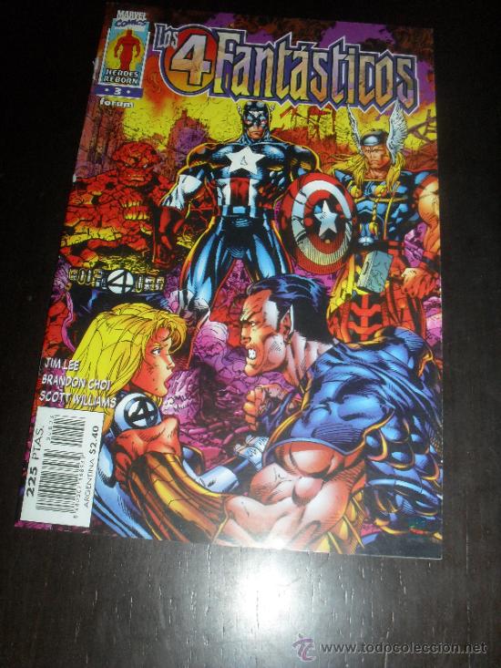 C&oacute;mics: HEROES REBORN: LOS 4 FANTASTICOS N&ordm; 3. MARVEL COMICS. FORUM. - Foto 1
