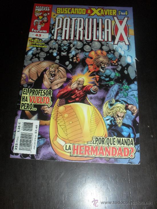 C&oacute;mics: PATRULLA X N&ordm; 43. VOL. 2. MARVEL COMICS. FORUM. - Foto 1