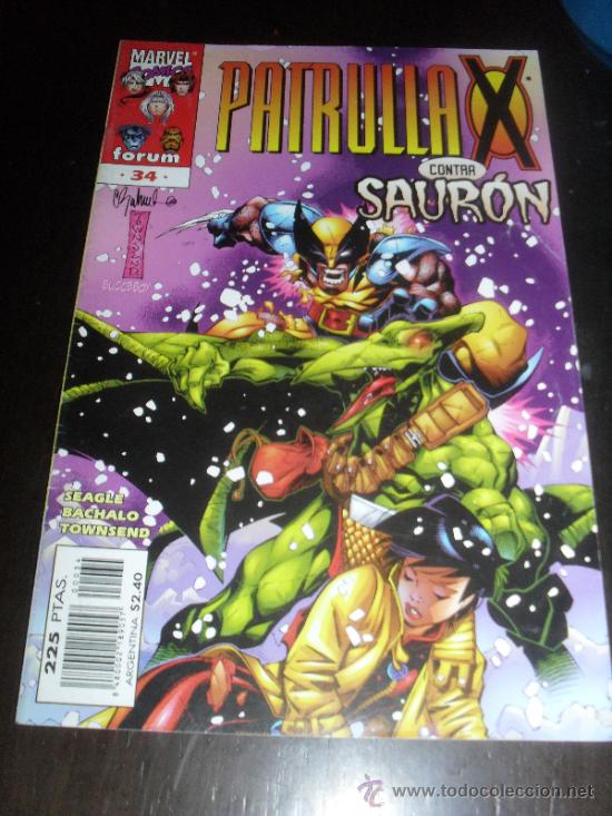 C&oacute;mics: PATRULLA X N&ordm; 34. VOL. 2. MARVEL COMICS. FORUM. - Foto 1