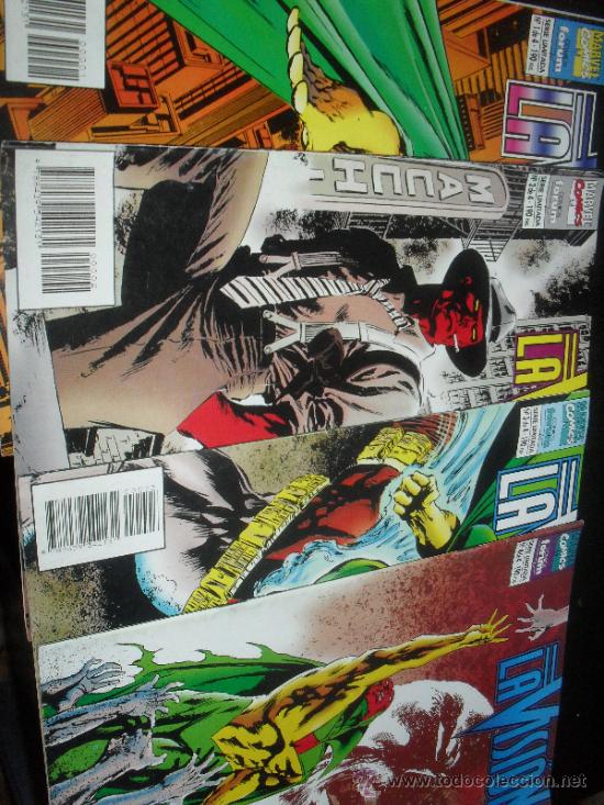 C&oacute;mics: LA VISION N&ordm; 1, 2, 3 Y 4. COLECCION COMPLETA DE 4 NUMEROS. MARVEL COMICS. FORUM. - Foto 1