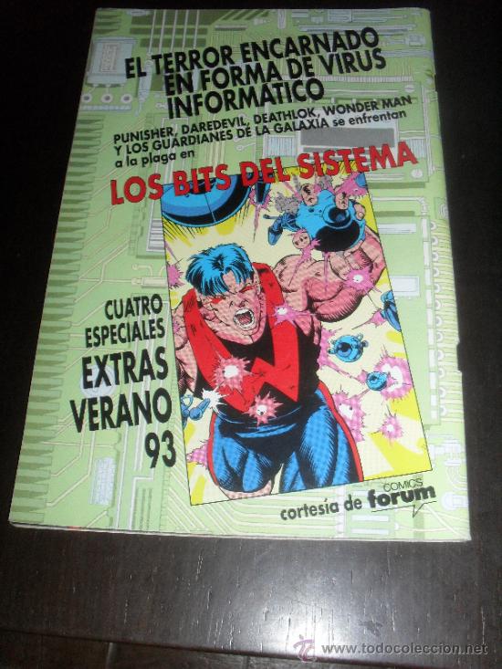 C&oacute;mics: GUARDIANES DE LA GALAXIA N&ordm; EXTRA VERANO. 1993. MARVEL COMICS. FORUM. - Foto 4