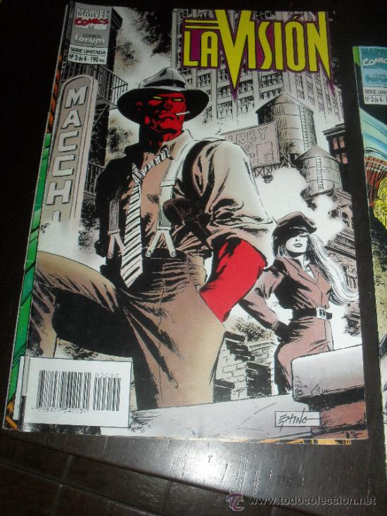 C&oacute;mics: LA VISION N&ordm; 1, 2, 3 Y 4. COLECCION COMPLETA DE 4 NUMEROS. MARVEL COMICS. FORUM. - Foto 3