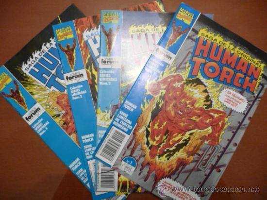 C&oacute;mics: HUMAN TORCH. COMPLETA EN 4 N&Uacute;MEROS. FORUM - Foto 1