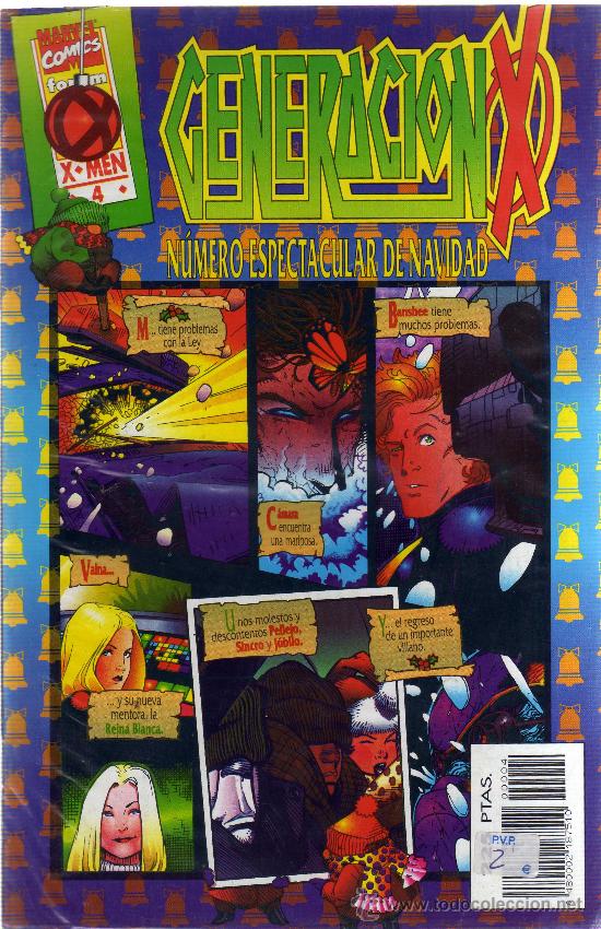 C&oacute;mics: Generaci&oacute;n X - N&uacute;mero espectacular de Navidad N&ordm;4) - Foto 1