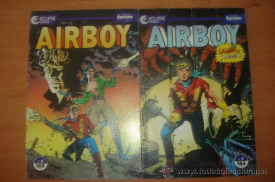 C&oacute;mics: Lote de 2 comics AIRBOY. N&ordm; 5 y 6. Comics Forum. Planeta. - Foto 1