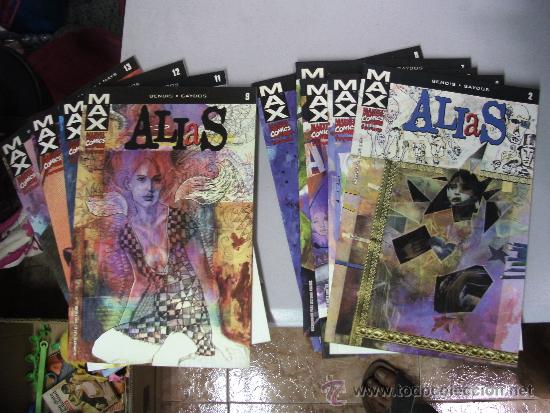 C&oacute;mics: MAX : ALIAS &iexcl; LOTE CON 10 NUMEROS / BRIAN MICHAEL BENDIS - MICHAEL GAYDOS / MARVEL - FORUM - Foto 1