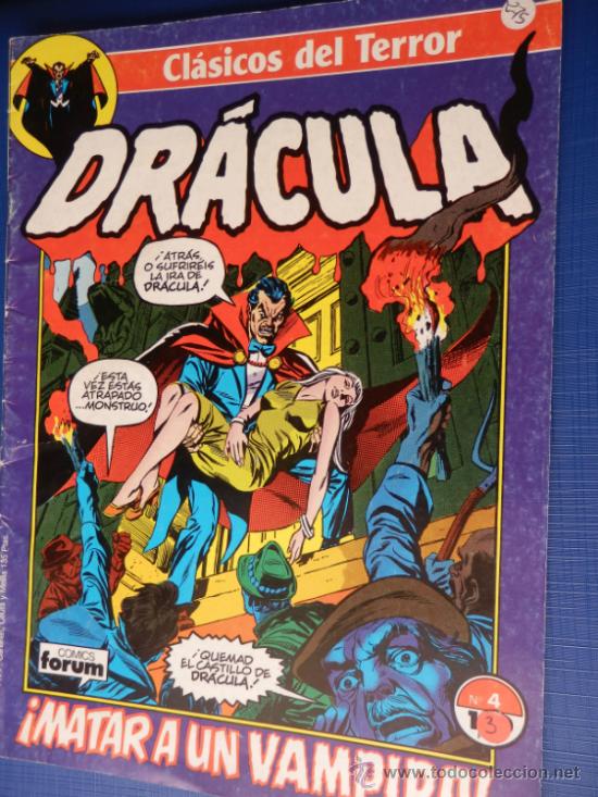 C&oacute;mics: CLASICOS DEL TERROR DRACULA N&ordm; 4 COMICS FORUM - Foto 1