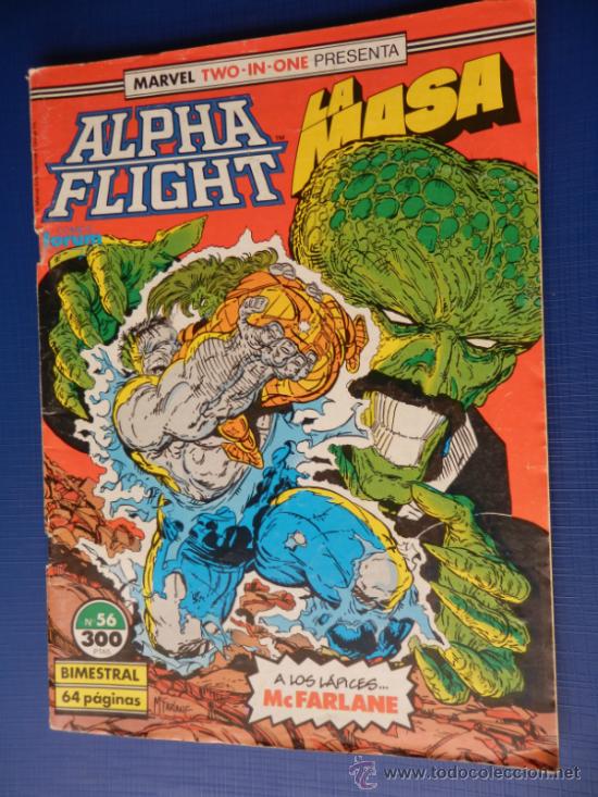 C&oacute;mics: MARVEL TWO IN ONE ALPHA FLIGT - LA MASA NUM. 56 64 PAGS. COMICS FORUM - Foto 1