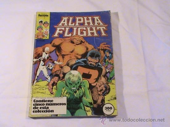 C&oacute;mics: Alpha Flight. Retapado Contiene n&ordm; de 1 a 5 - Foto 1