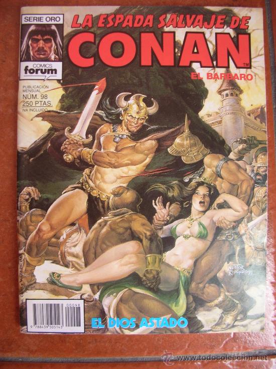 C&oacute;mics: LA ESPADA SALVAJE DE CONAN N&ordm; 98: EL DIOS ASTADO - Foto 1