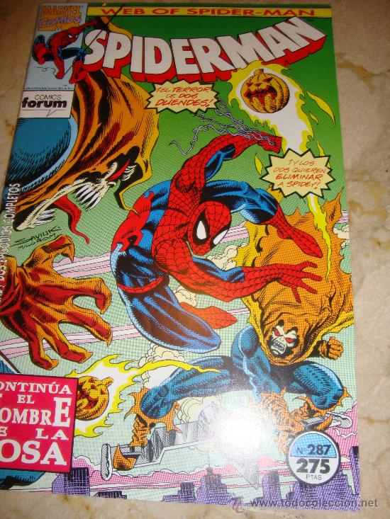 C&oacute;mics: SPIDERMAN FORUM N&ordm; 287 52 P&Aacute;GINAS.