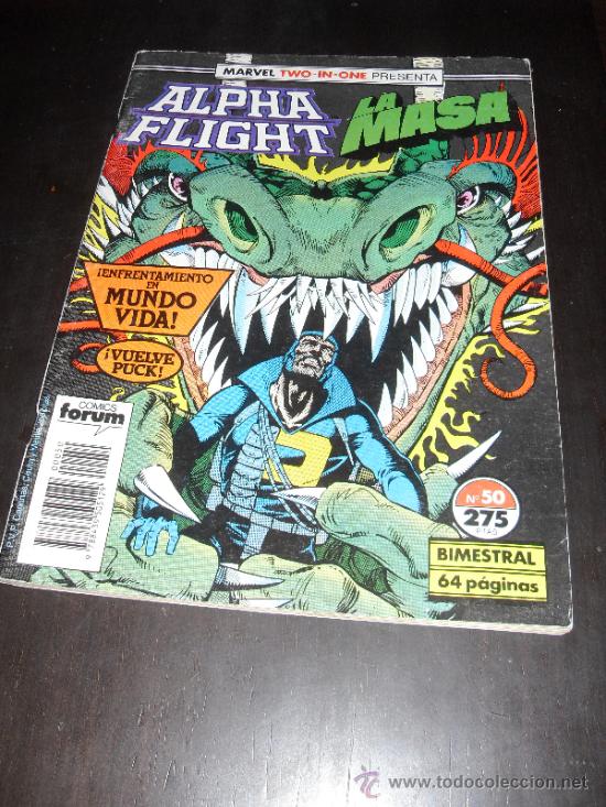 C&oacute;mics: MARVEL TWO IN ONE N&ordm; 50. ALPHA FLIGHT LA MASA. COMICS BIMESTRAL. FORUM - Foto 1