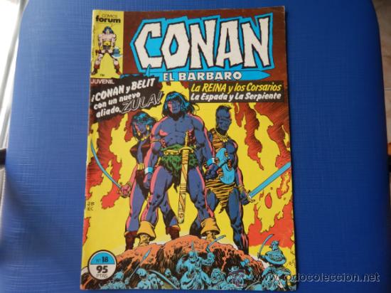C&oacute;mics: Conan el Barbaro num. 18 - Ediciones Forum 1983 - Foto 1