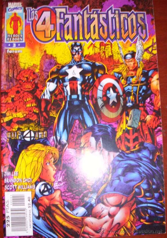 C&oacute;mics: 4 FANTASTICOS. HEROES REBORN. 3 FORUM - Foto 1