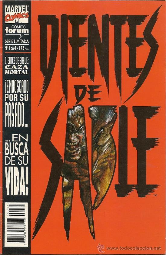 C&oacute;mics: DIENTES DE SABLE, 2 EXCELENTES MINISERIES + 2 ESPECIALES +&hellip; LOBEZNO - Foto 1
