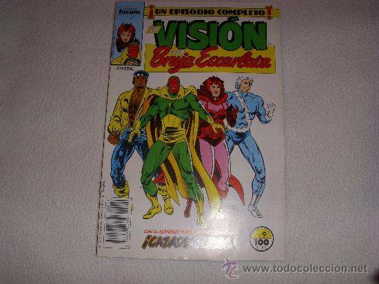 C&oacute;mics: LA VISI&Oacute;N Y LA BRUJA ESCARLATA N&ordm; 9, EDITORIAL FORUM - Foto 1