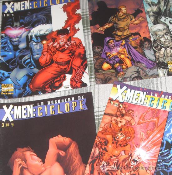 C&oacute;mics: X-MEN La busqueda de Ciclope COMPLETA 1 AL 4 MARVEL COMICS. FORUM. - Foto 1