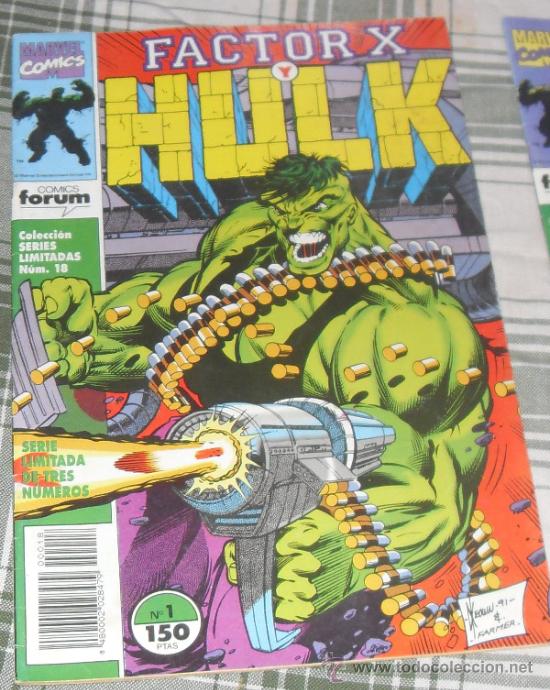 C&oacute;mics: HULK Y FACTOR X Serie limitada 3 numeros completa comics FORUM - Foto 5
