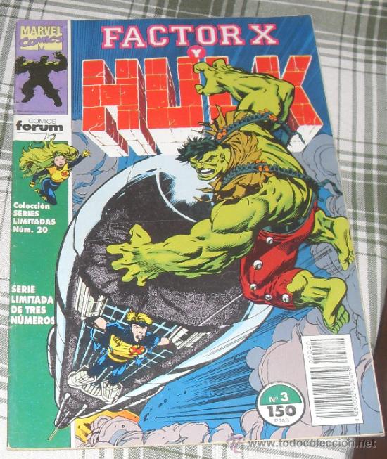 C&oacute;mics: HULK Y FACTOR X Serie limitada 3 numeros completa comics FORUM - Foto 3