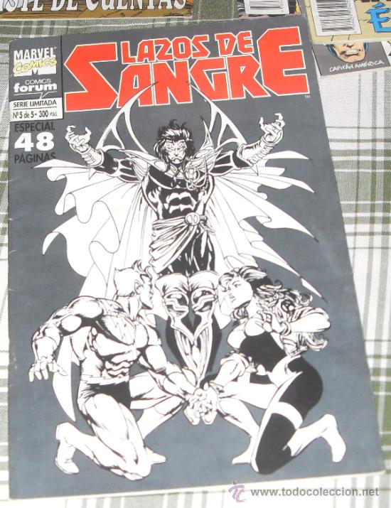 C&oacute;mics: LAZOS DE SANGRE. COLECCION COMPLETA. 5 NUMEROS. MARVEL COMICS. FORUM - Foto 2