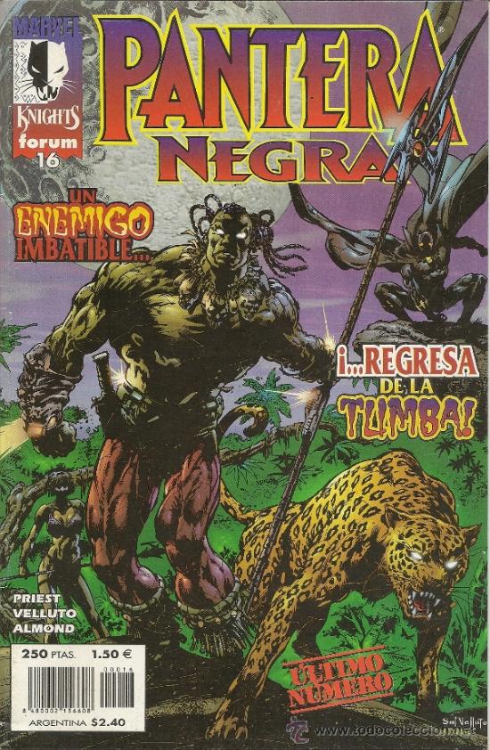 C&oacute;mics: DIENTES DE SABLE, PANTERA NEGRA, GAMBITO - Foto 3