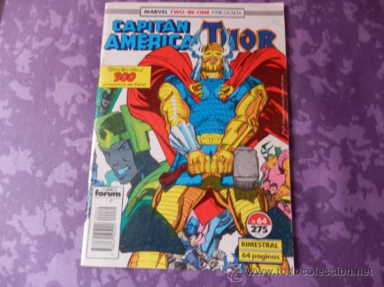 C&oacute;mics: CAPITAN AMERICA -THOR-NUM. 64-FORUM - Foto 1