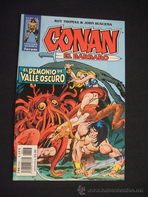 C&oacute;mics: CONAN EL BARBARO - ROY THOMAS - N&ordm; 46 - FORUM - - Foto 1