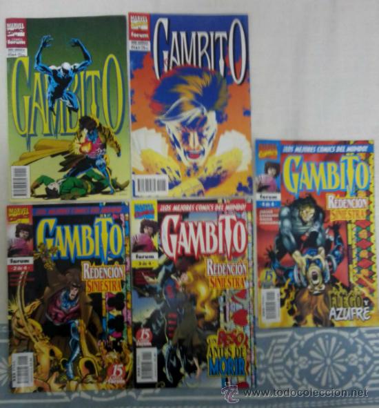 C&oacute;mics: GAMBITO - SOLO SE VENDE LAS PORTADAS Y CONTRAPORTADA DEL COMIC. - Foto 1