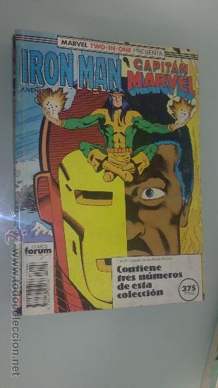 C&oacute;mics: iron man capitan marvel retapado 41 al 43 forum - Foto 1