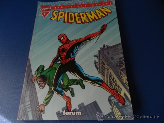 C&oacute;mics: SPIDERMAN , BIBLIOTECA MARVEL NUM. 1 FORUM  160 PAGINAS B/N - Foto 1