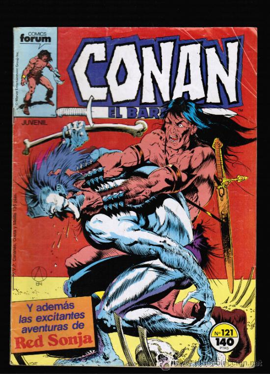 C&oacute;mics: CONAN EL BARBARO N&ordm; 121 - FORUM 1&ordf; EDICION - Foto 1