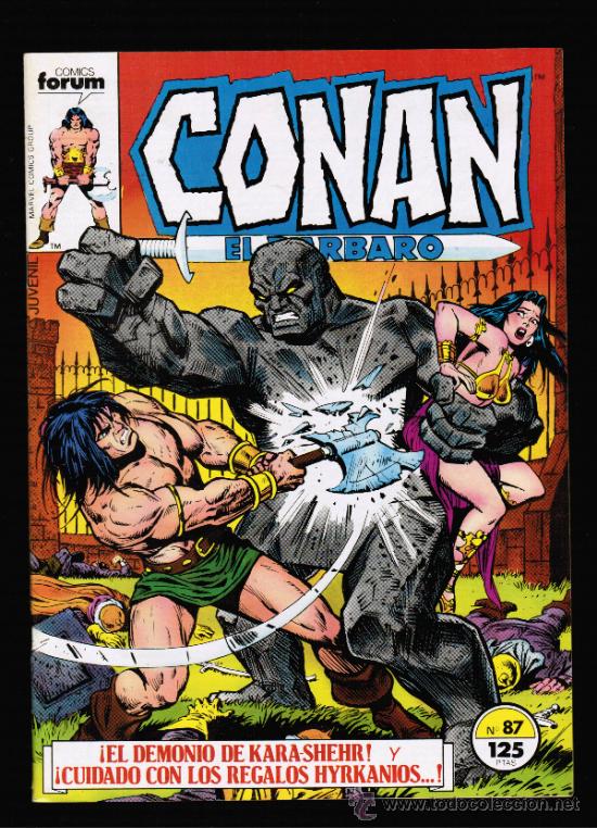 C&oacute;mics: CONAN EL BARBARO N&ordm; 87 - FORUM 1&ordf; EDICION - Foto 1